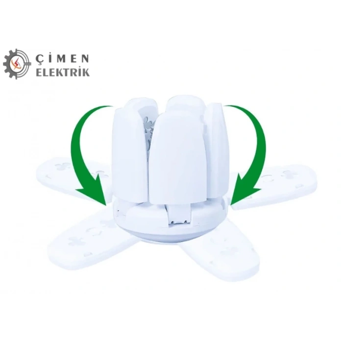 CATA CT 1151 Pervane 30W Led Ampul 6500K Beyaz Işık E27 Duy