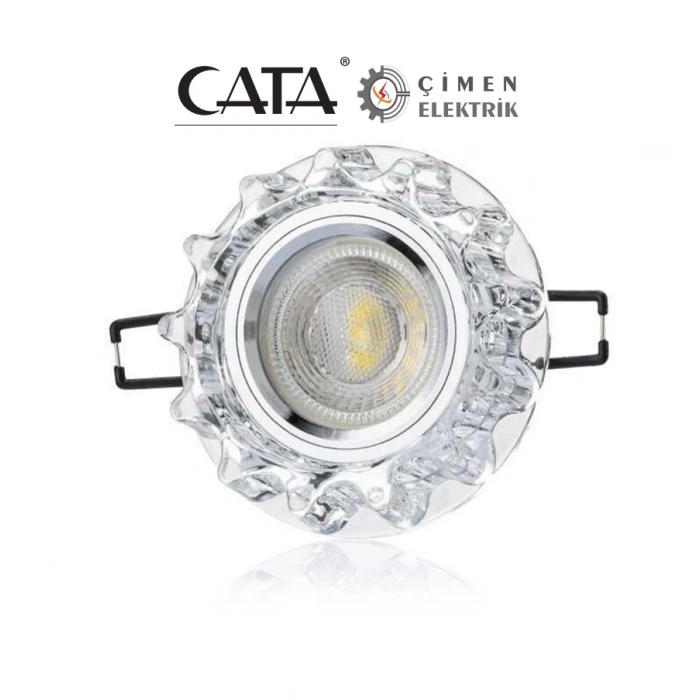 CATA CT 6595 Kristal Cam Led Spot Kasası