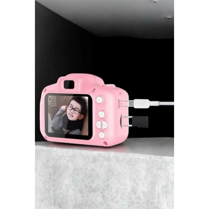 Çocuklara Özel Dijital Fotoğraf Makinesi Mini 1080P HD Kaliteli