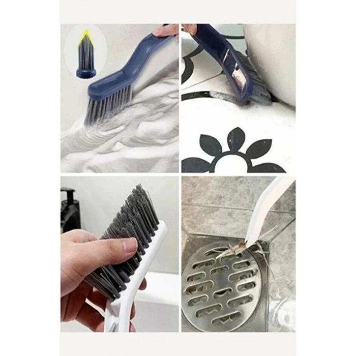 Çok Amaçlı Ergonomik Temizlik Fırçası & Pratik Mutfak Ve Banyo Lavabo Fırçası (25 cm)