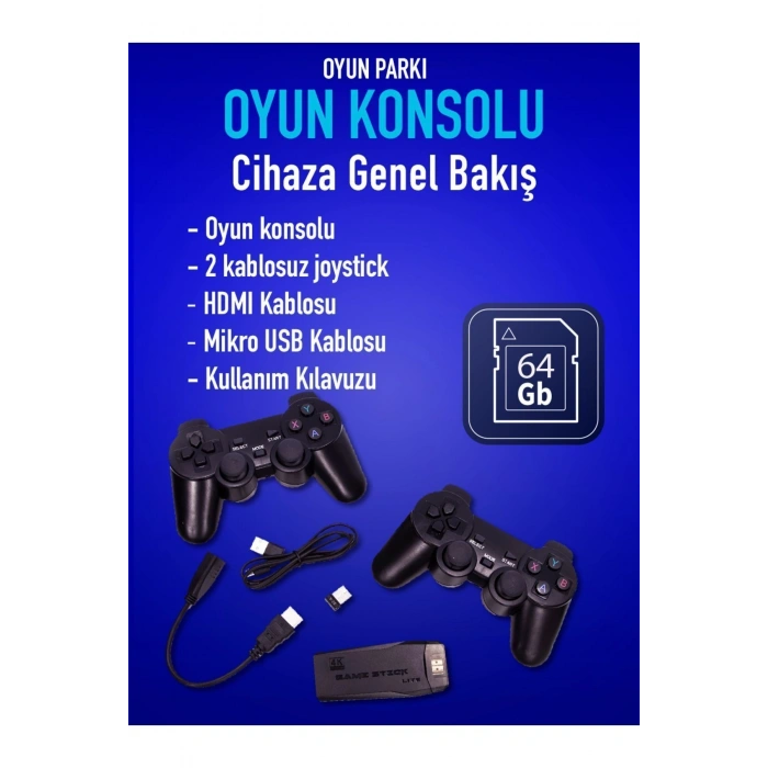 Diğer Oyun Konsolları - Renk: Siyah, Bluetooth, Özellik: Kumandalı | Teknik Özellikleri ve Kullanım