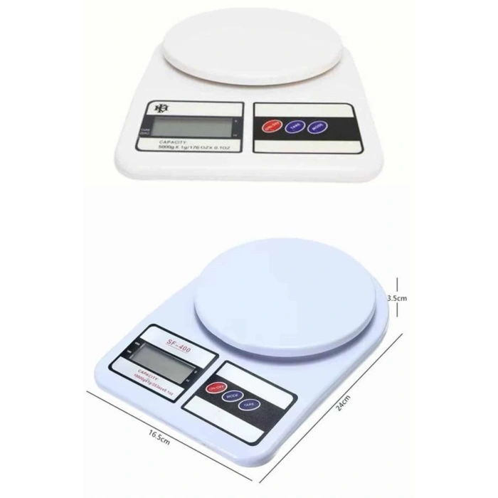 Dijital Hassas 10 Kg Mutfak terazisi tartısı LCD Ekran Mutfak Tartısı