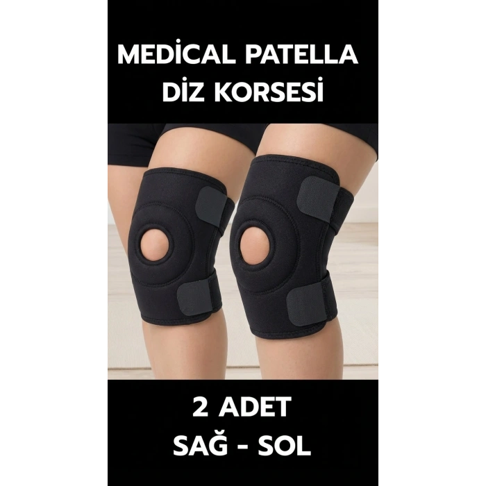 Dizlik Çiftli Patella Destekli Sporcu Çapraz Bantlı Menisküs Ağrısı İçin