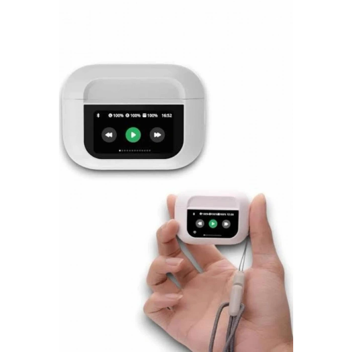 Dokunmatik Ekranlı Bluetooth Kulaklık TWS İOS Android Tüm Telefonlara Uyumlu Kulaklık