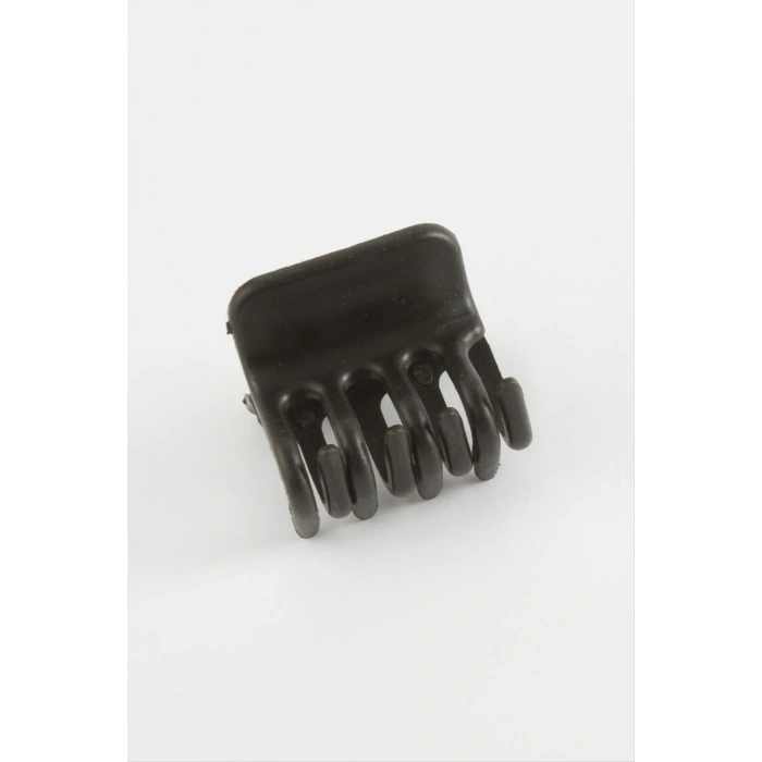Düz Siyah Renkli Mandal Toka 4 cm