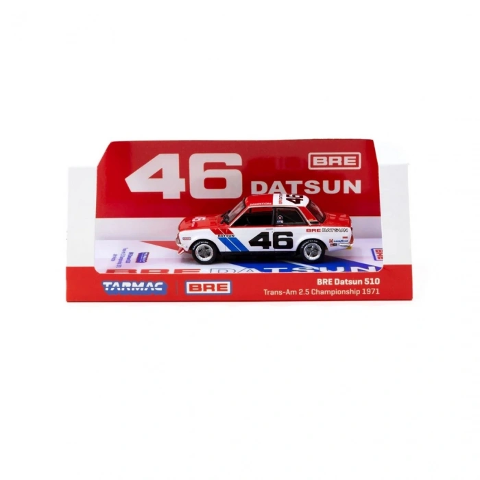 Eco Lounge 1/64 BRE Datsun 510 Trans-Am 2.5 Championship 1971 #46 - USA Special Edition