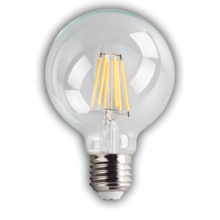 Eco Lounge 1 adet KENDAL KES506 Glop Led Rustik Ampul 6W 3200K Gün Işığı E27 Duy