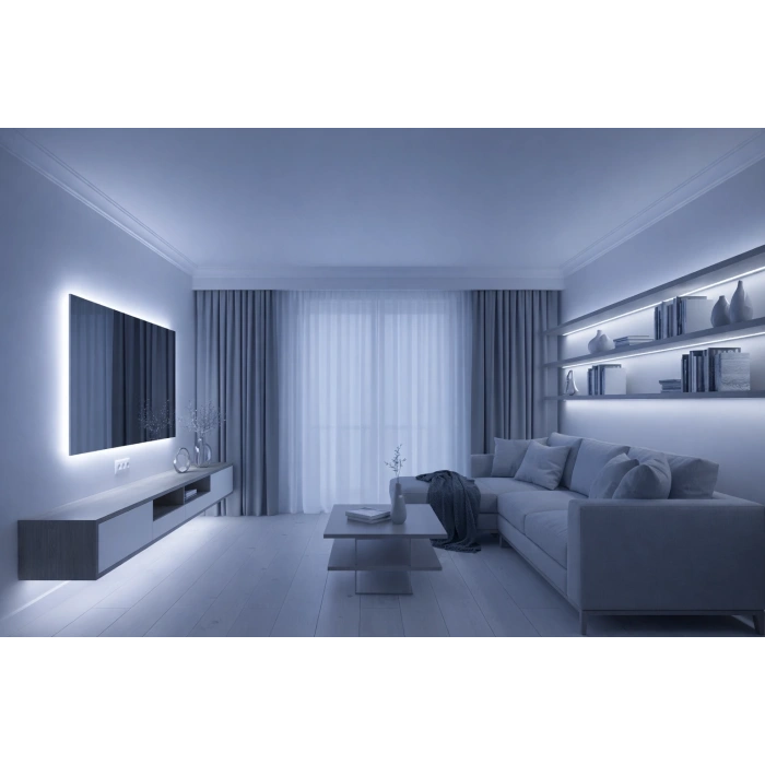 Eco Lounge 5 Metre CATA CT 4541 İç Mekan 216 Çipli COB Şerit LED 6400K Beyaz Işık 12V