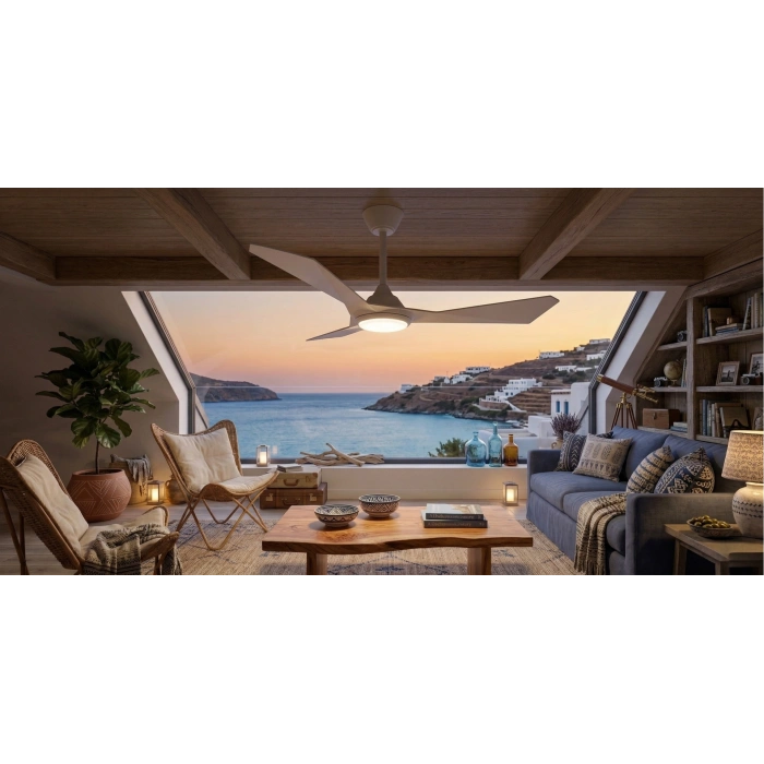 Eco Lounge CATA CT 3000 Cenevre 40W Ledli Tavan Vantilatörü Kumandalı 3 Renk