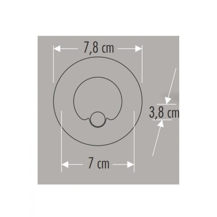 Eco Lounge CATA CT 5174 1.5W Radar Sensörlü Koridor Aydınlatması 3200K Gün Işığı