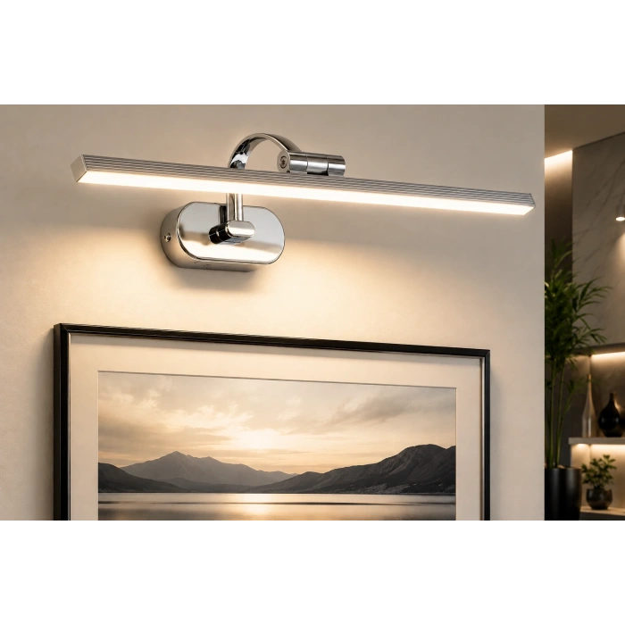 Eco Lounge CATA CT 5212 Krom Yeni Kasa 7W Duvar Aplik 3200K Günışığı
