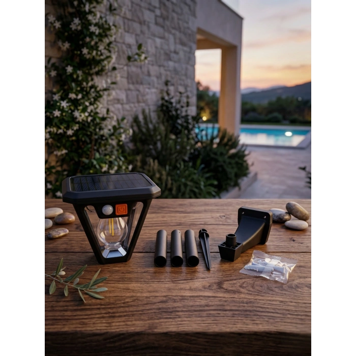 Eco Lounge CATA CT 7318 Sakura Solar Bahçe Armatür 25W 3200K Gün Işığı
