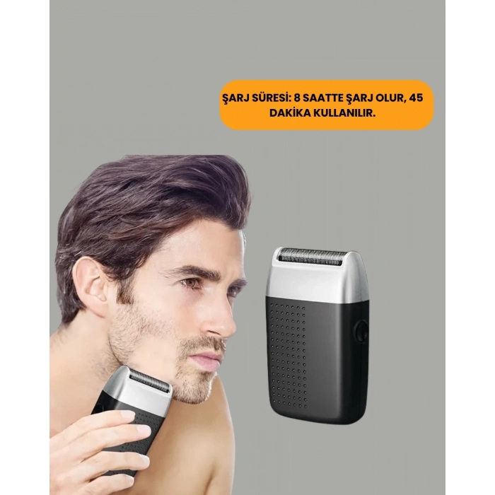 Evde Kişisel Bakımın Yeni Yolu – Kompakt ve Ergonomik Tıraş Makinesi