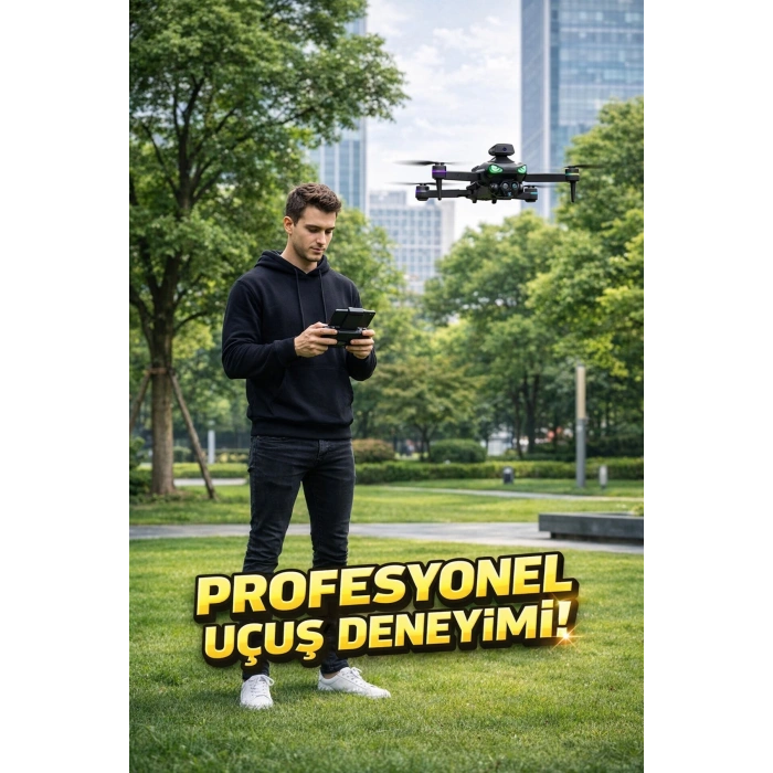Full HD Görüntü Akıllı Geri Dönüş Özellikli 1000 Metre Menzilli Ekranlı Drone Kumandası