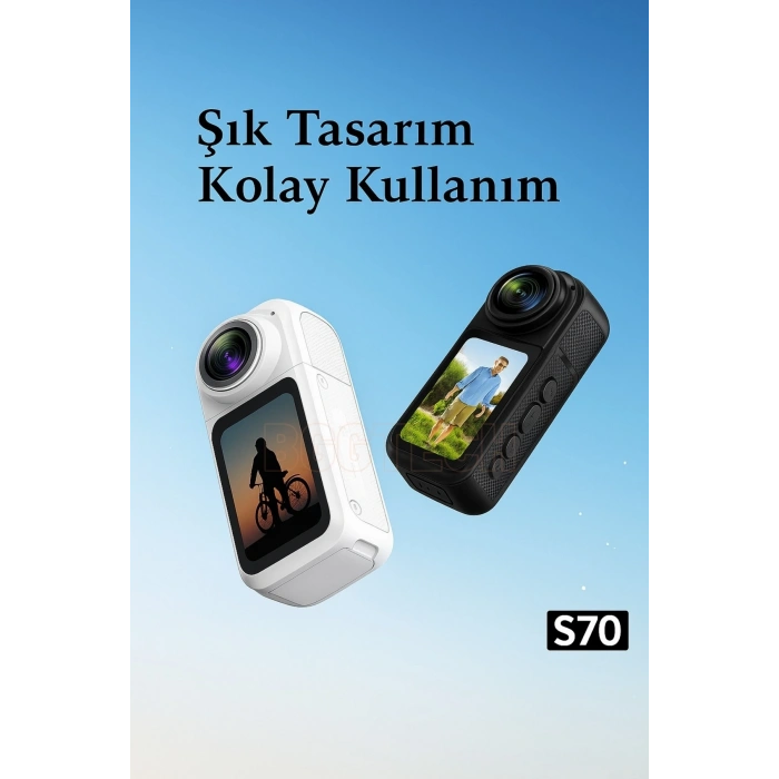 Full HD Mini Yaka Kamerası, 30 FPS Kayıt ve Mıknatıslı Tasarım ile Pratik Kullanım
