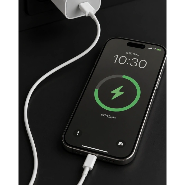 iPhone 13 12 11 XR XS X SE 2022 2020 20W Lightning Şarj Cihazı