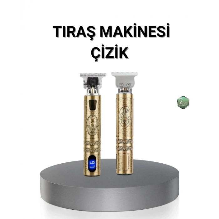 Kablosuz Şarjlı Profesyonel Tıraş Makinesi – 1800 mAh Lityum Pil
