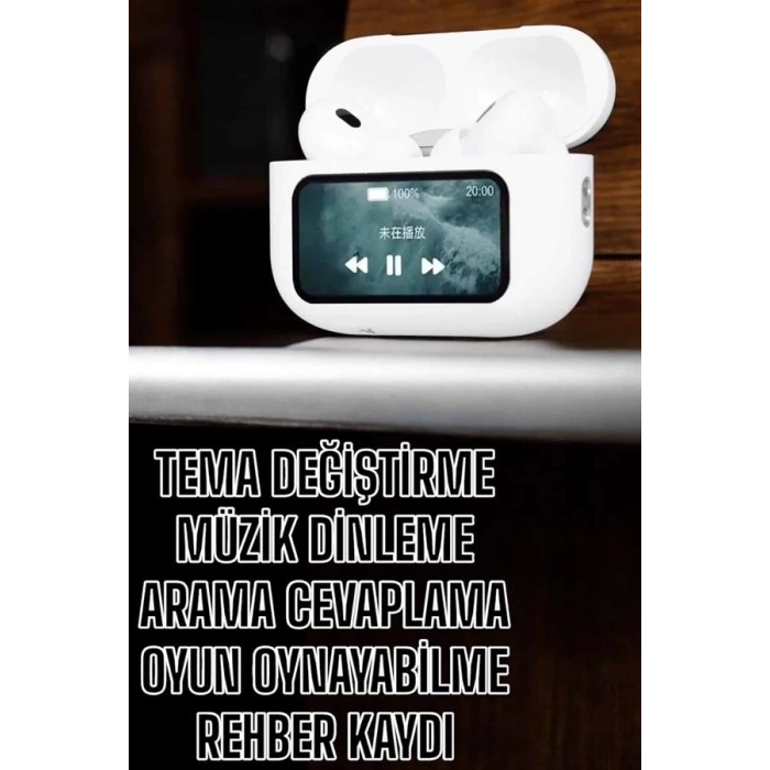 Kablosuz Yeni Nesil Bluetooth Bağlantılı Dokunmatik Ekranlı Kulak İçi Pro
