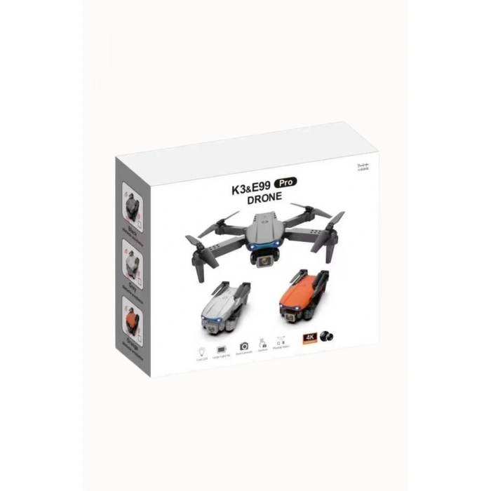 Katlanabilir HD Kameralı Drone, 500-1000 Metre Uçuş Mesafeli ve Ekstra Bataryalı