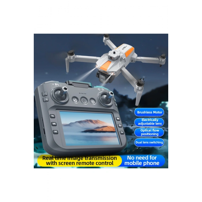 Katlanabilir HD Kameralı Ekranlı Drone ile Havadan Görüntü Alın, Çarpışma Önleme Özellikli