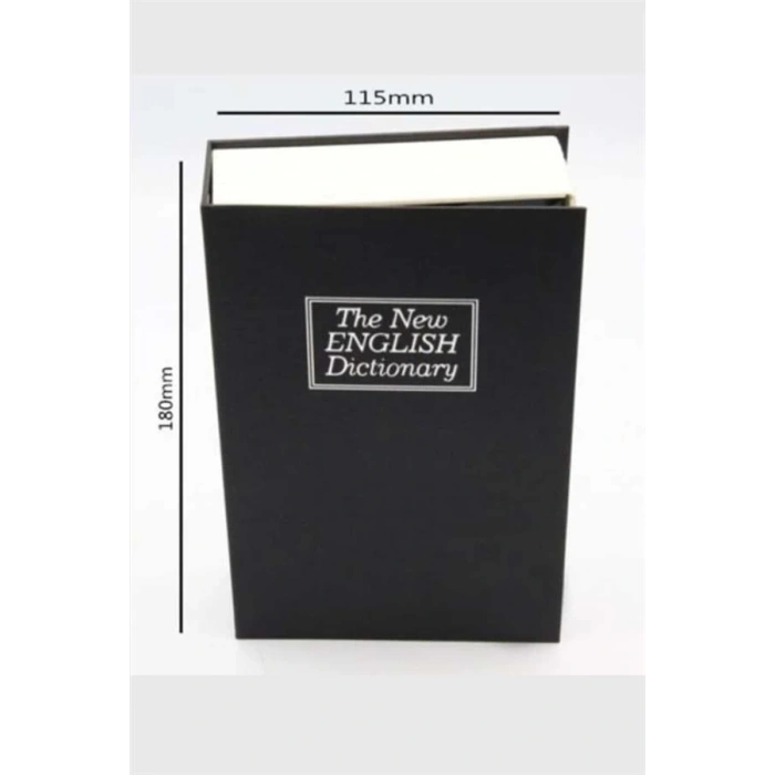 Kilitli Gizli Kasa Sözlük Kumbara Kitap Sözlük Görünümlü 18cm