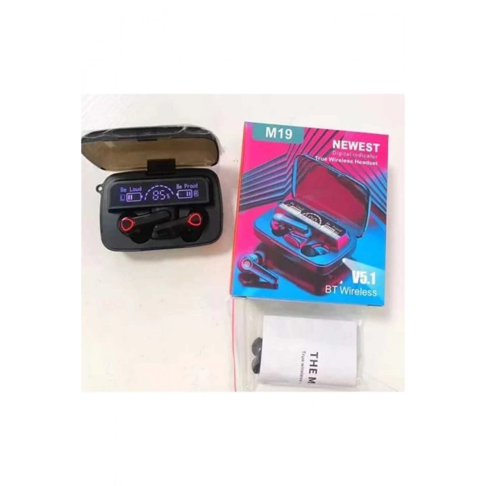 Kulak içi TWS Bluetooth Kulaklık - Renk: Siyah, Bluetooth Versiyon: 5.1, Mikrofon