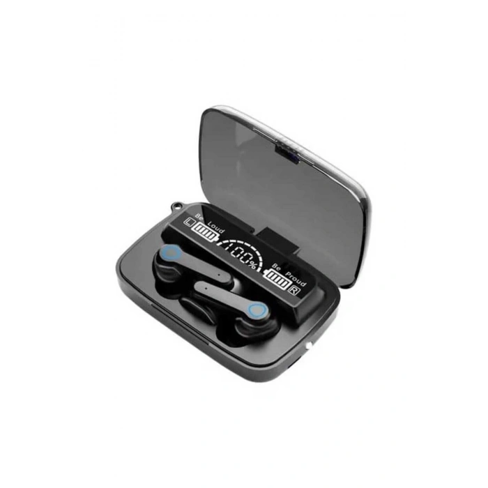 Kulak içi TWS Bluetooth Kulaklık - Renk: Siyah, Bluetooth Versiyon: 5.1, Mikrofon