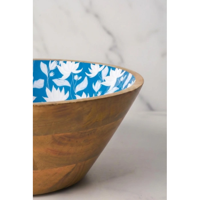 Mango Agacı Sunum Servis Kasesi & Dekoratif Kase 25 Cm Desenli