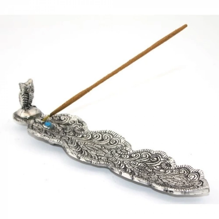Metal Kayık Baykuş Tasarımı Tütsülük Model 2