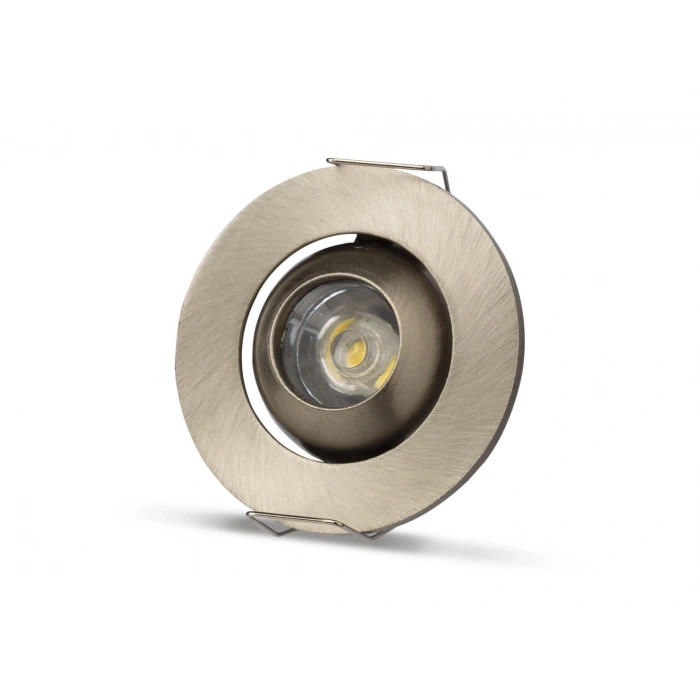 NOAS YL94 0103 Satin Kasa 1W Led Spot Mavi Işık
