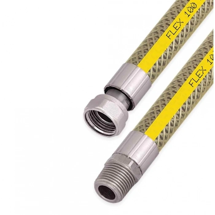 Ocak Fırın Doğalgaz Bağlantı Fleksi Extra Korumalı Hortum 0.50 Cm
