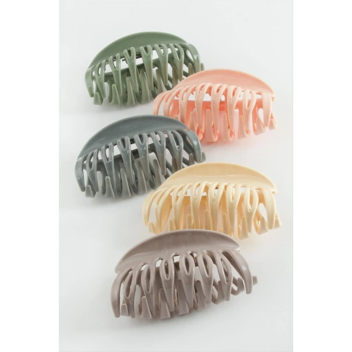 Oval Fileli Renkli Mandal Toka 8 cm