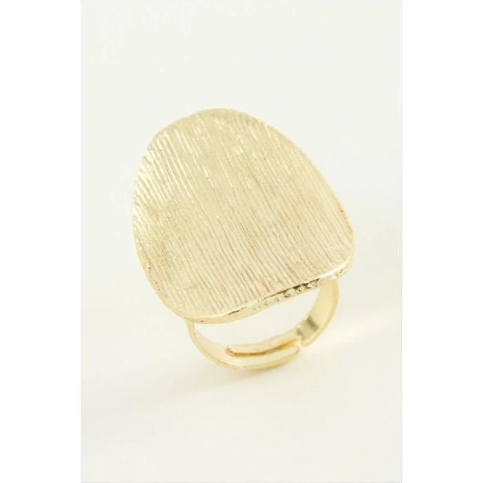 Oval Metal Yüzük