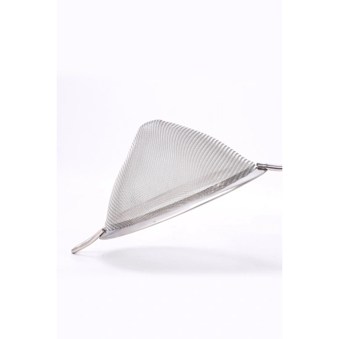 Paslanmaz Çelik Saplı Konik Süzgeç 14 cm