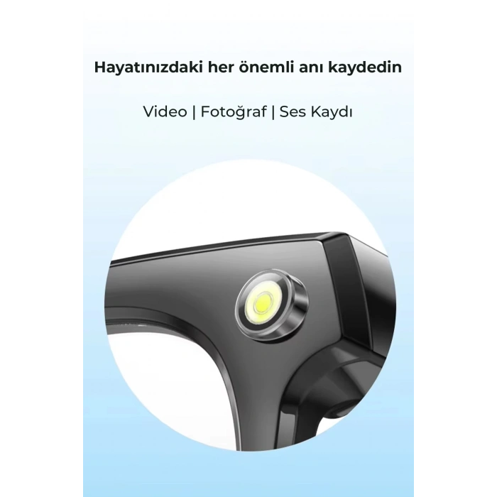 Pro Max Akıllı Gözlük Kameralı Yapay zeka,Müzik dinleme,telefon ile konuşma bluetooth