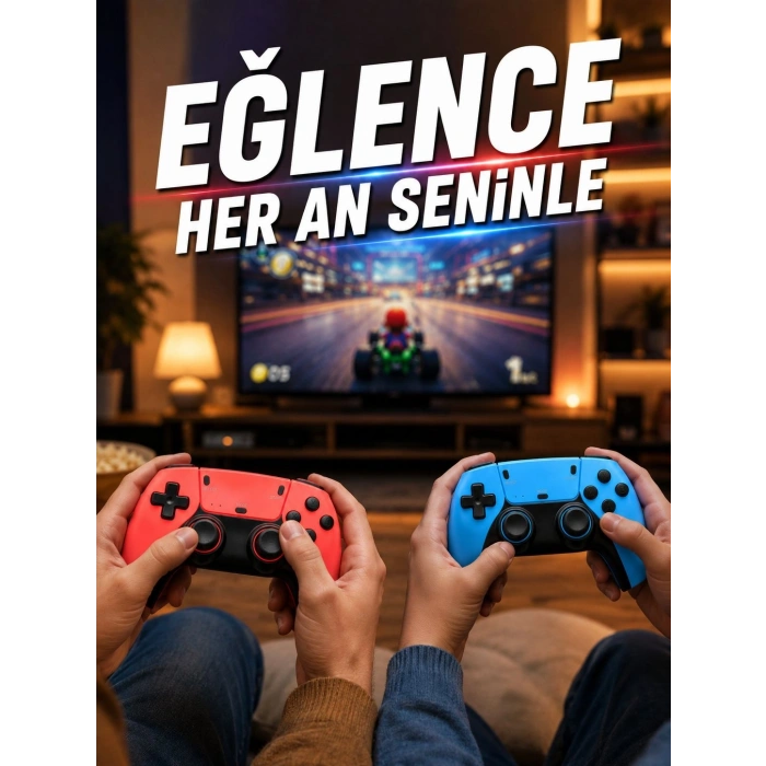 Retro Oyun Konsolu HDMI Destekli Kablosuz Oyun Kolu ile Oyun Keyfi