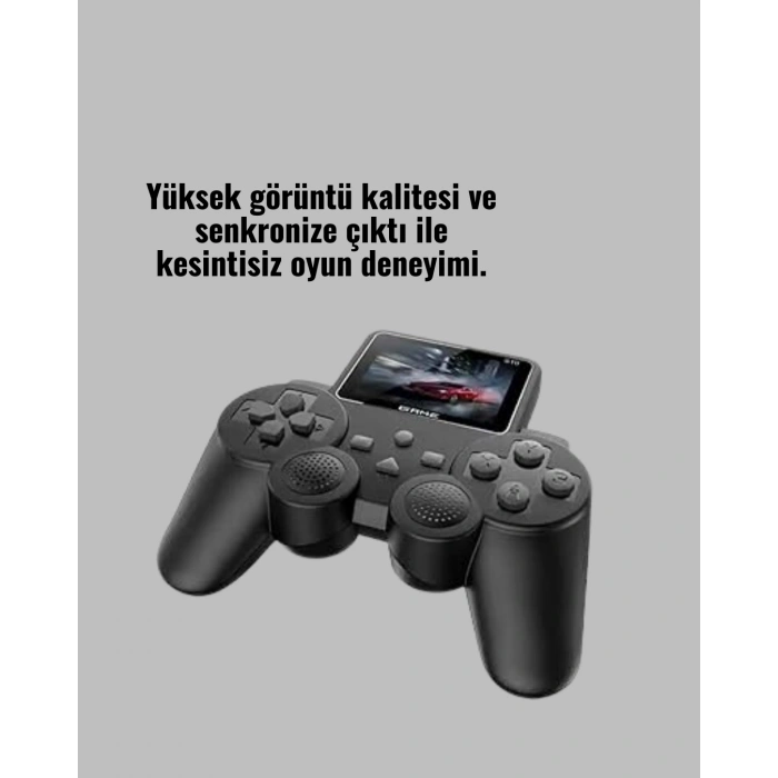S10 Gamepad HDMI TV Bağlantılı 520 Klasik Retro Oyun 2025 Seri Orijinal