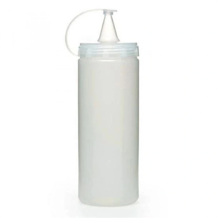 Şeffaf Kapaklı Sızdırmaz Yağlık Sosluk Şişesi Plastik Yağdanlık 400 ml AP-9028