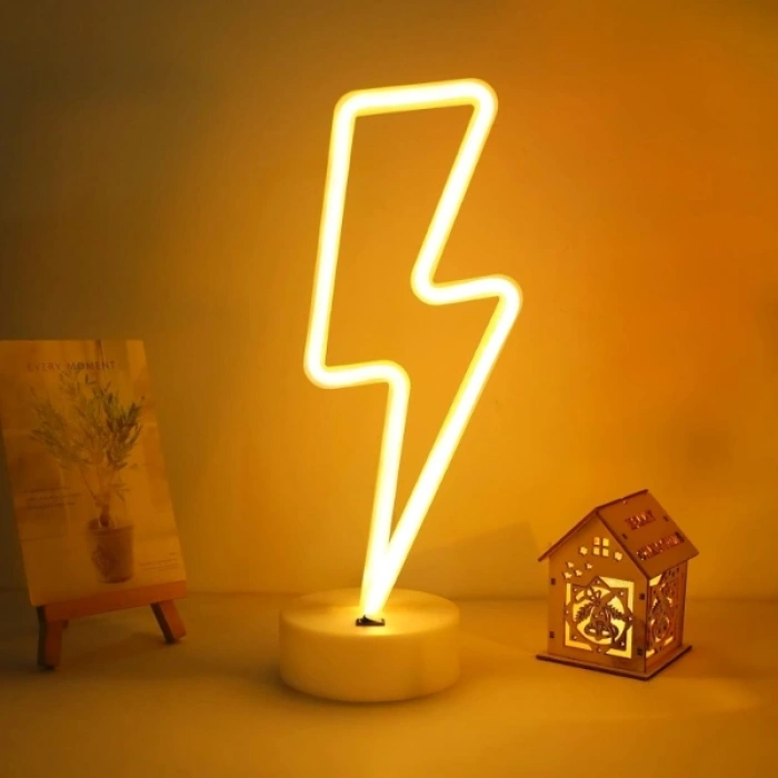 Şimşek Neon LED Lamba