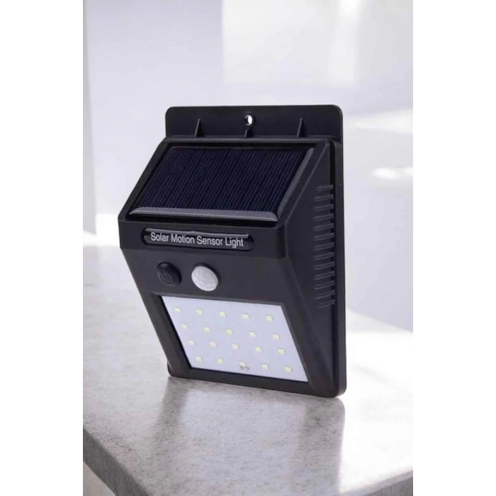 Solar Güneş Enerji Panelli Sensörlü Lamba Enerji Tasarruflu