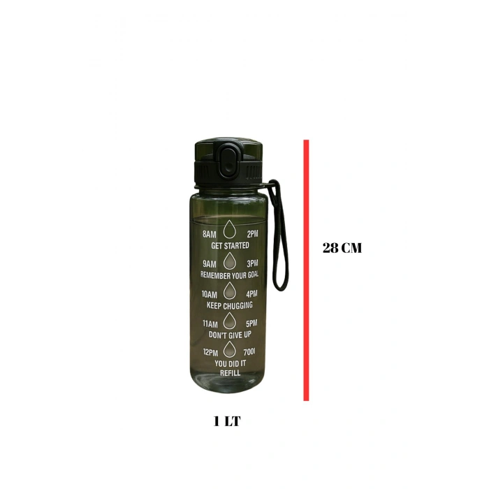 Suluk & Su Şişesi & Sporcu Matara Turuncu 1000 ml