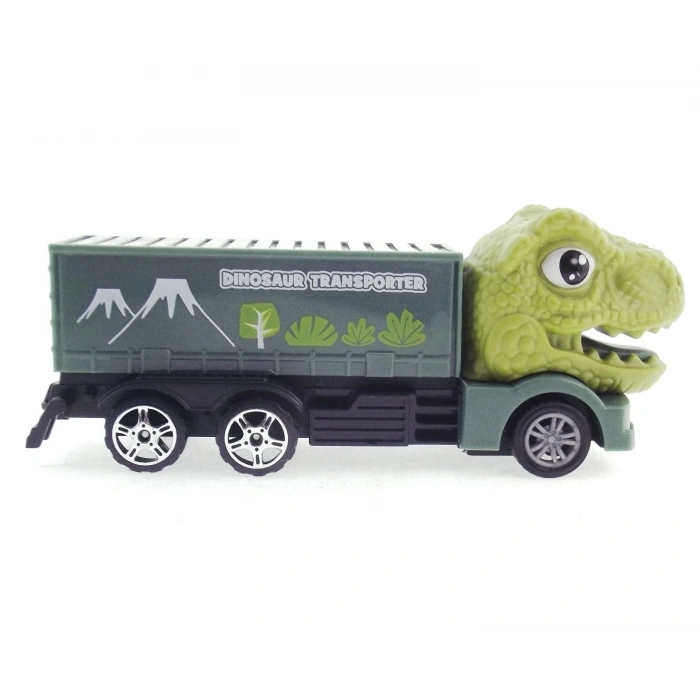 Sürtmeli T-Rex Kafalı Mini Konteynır Tır
