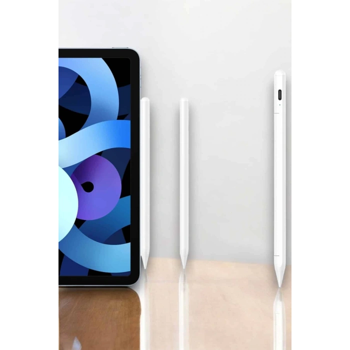 Tablet Kalemi iOS Android Windows Uyumlu Yedek Uçlu Universal Çizim Kalemi
