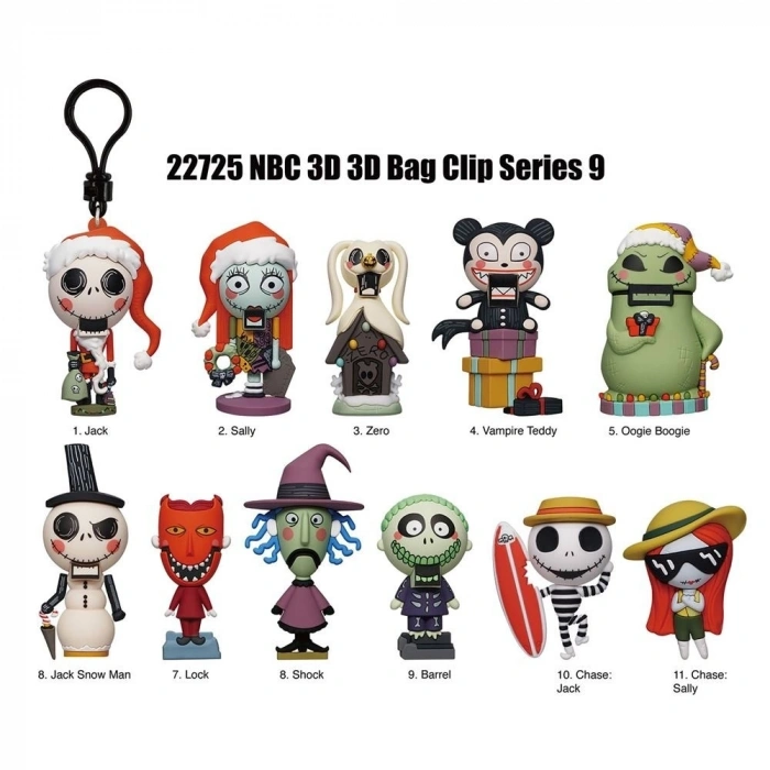 The Nightmare Before Christmas Klipsli Figür Seri 9