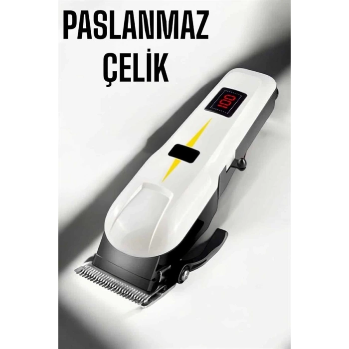 Tıraş Makinesi Uzun Ömürlü Batarya, Keskin Bıçaklar ve Profesyonel