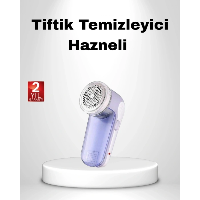 USB Şarjlı Tiftik Temizleyici – Kolay Temizlenen Hazne ve Bıçak, Taşınabilir