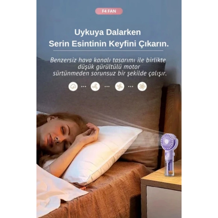 Vantilatör - Renk: Beyaz, Özellik: Su Buharlı, Tip: El Vantilatörü | Teknik Özellikleri ve Kullanım