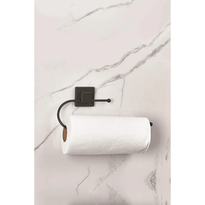 Yapışkanlı Kare Başlıklı Siyah Kağıt Havluluk