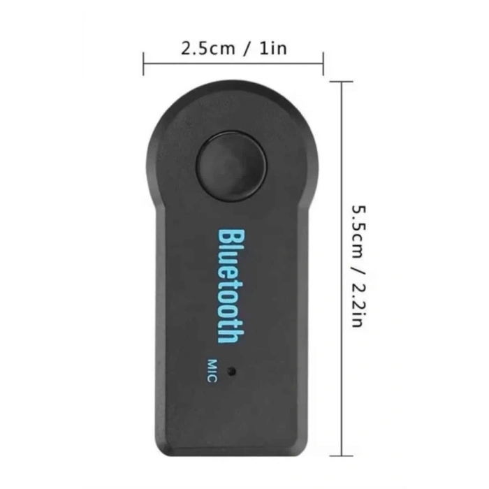 Yeni Nesil Bluetooth Aux Araç Kiti Siyah TV Tablet Telefon Araç Araba