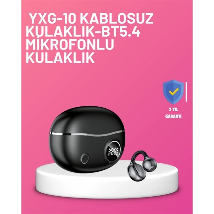 YXG10 Klipsli Açık Kulaklık – Spor İçin Uygun, APTX Ses, Ergonomik Yapı
